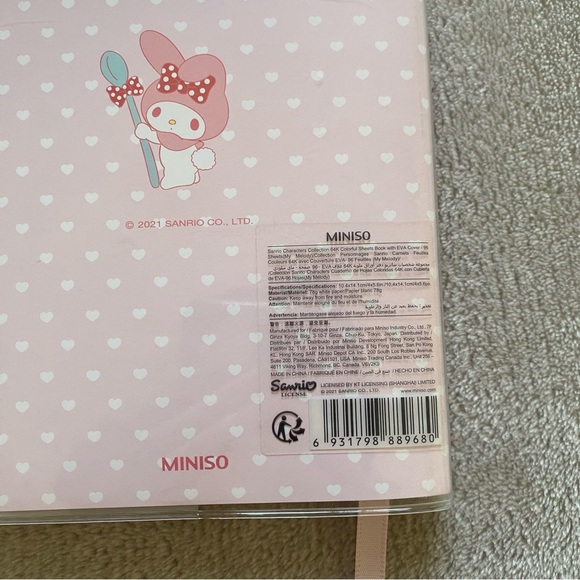 Miniso Sanrio My Melody Notebook - Picture 6 of 11